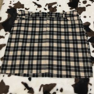 Plaid Skirt